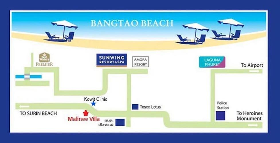 Malinee Villa Phuket Plaja Bang Tao Exterior foto